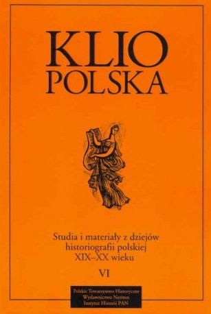 Okładka czasopisma "Klio Polska" Tom VI