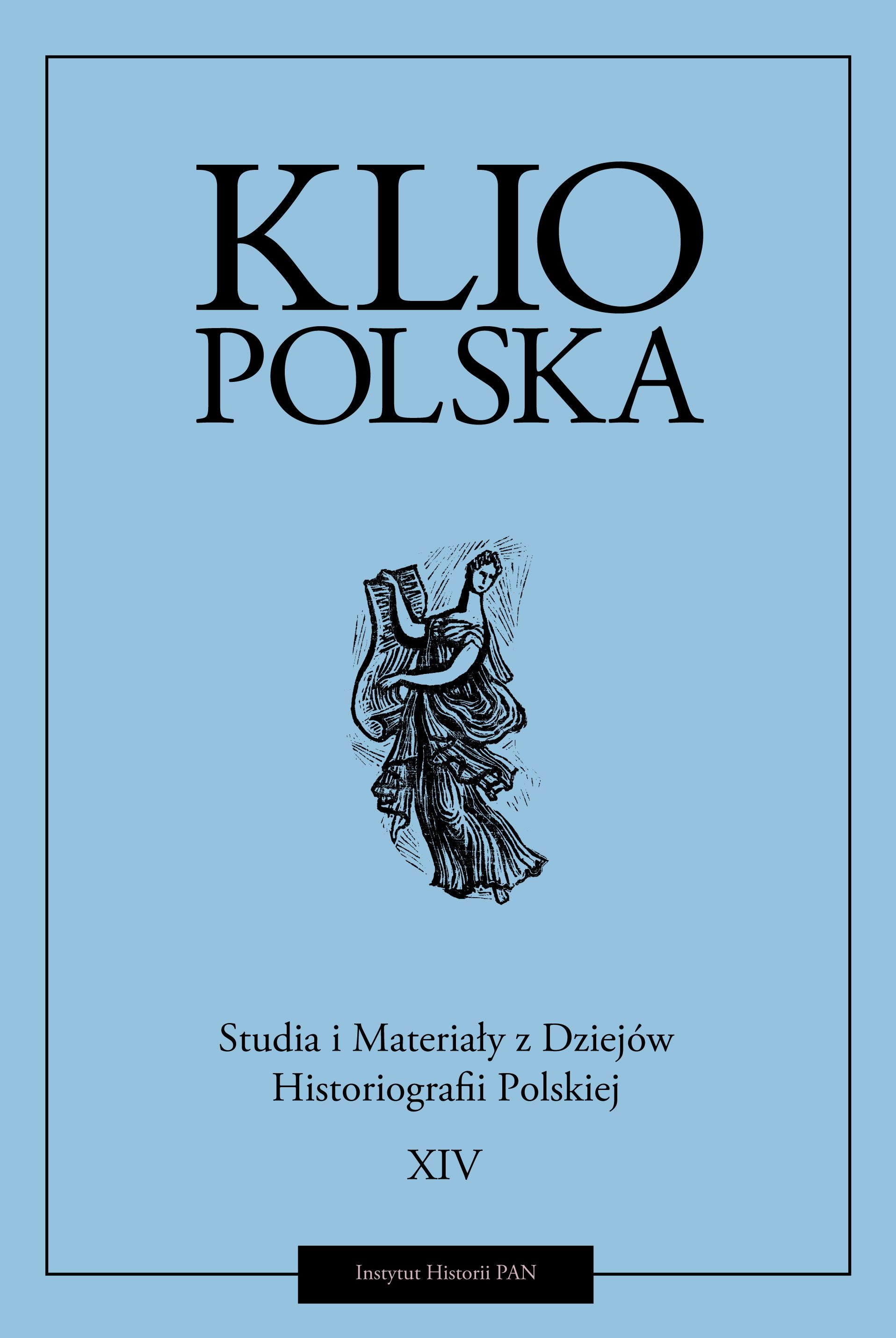 Okładka czasopisma "Klio Polska" Tom XIV