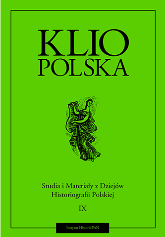 Okładka czasopisma "Klio Polska" Tom IX